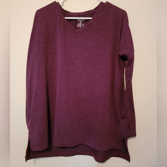 Wander Purple Relaxed Thermoregulation Long Sleeve Tunic, Small - Picture 2 of 5